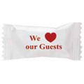 Soft Peppermints in a We Love Our Guests Wrapper